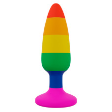 Wooomy - Hiperloo - Regnbue Buttplugg - Large