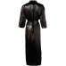 Cottelli - Klassisk Sort Kimono - Lang Cottelli - Klassisk Sort Kimono - Lang