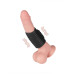 LoveToy -Wave Knights Ring -  Vibrerende Penis sleeve - Enkel Sort