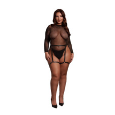 Le Desir - Shimmer body med PU harness Queen Size (XL-4XL) Le Desir - Shimmer body med PU harness Queen Size (XL-4XL)
