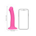 Loveline - Vibrator med base  - Medium - Rosa
