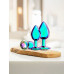 Ouch! Venice Collection - Buttpluggsett i metall - Iriserende