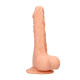 RealRock - Dildo med pung - 7" / 17 cm - Lys Hudfarge RealRock - Dildo med pung - 7" / 17 cm - Lys Hudfarge