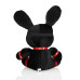 S-line - Bondage Rabbit Bamse - Large - Sort og Rød