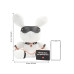 S-line - Bondage Rabbit Bamse - Large - Hvit og Sort 